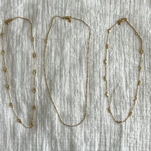 Three Madewell Necklaces✨